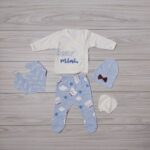 Set 5 piese Mini Ursuleț Bleu