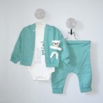 Set 3 Piese Mini Bear Verde