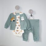 Set 3 Piese Micul Constructor Verde