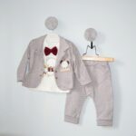 Set 3 Piese Micuț Elegant Bej
