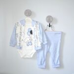Set 3 Piese Elefănțelul Cu Baloane Bleu