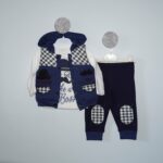 Set 3 Piese Gentleman Boy Bleu