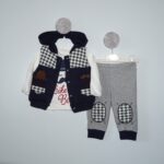 Set 3 Piese Gentleman Boy Bleumarin