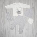 Set 5 Piese Elefănțel Elegant Gri