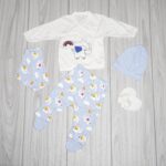 Set 5 Piese Elefănțelul Jucăuș Bleu